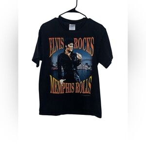 Elvis Vintage Graphic T- Shirt Size Medium M&O